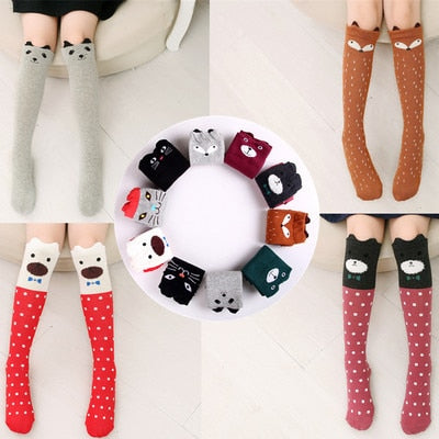 Girl Socks 3-12 Years Old Cotton New Summer Korean Version Long Tube Princess Children&#39;s Knee Socks Kids Dance Socks