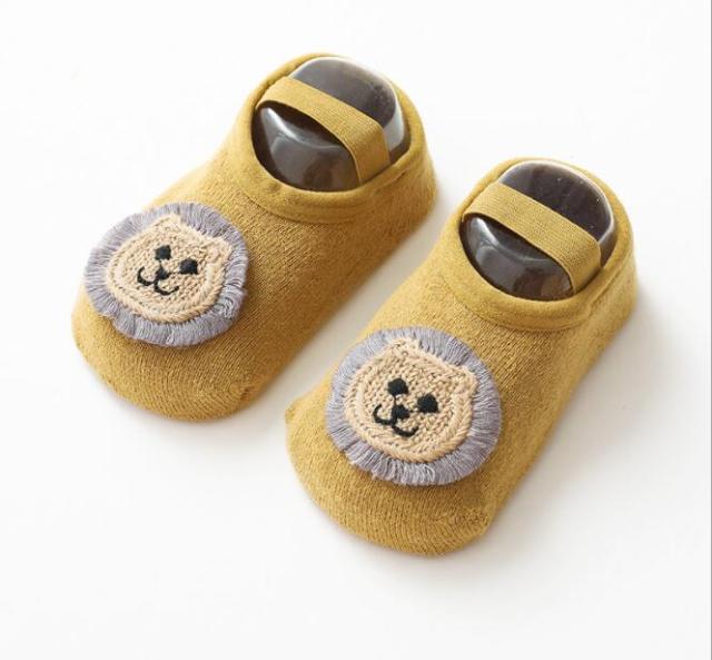 Newborn Cartoon Animal Baby Socks Autumn Winter Soft Cotton Baby Girls Socks  Infant Baby Boy Socks Anti Slip Floor Sock Spring