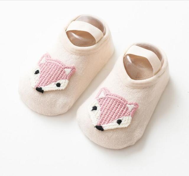 Newborn Cartoon Animal Baby Socks Autumn Winter Soft Cotton Baby Girls Socks  Infant Baby Boy Socks Anti Slip Floor Sock Spring