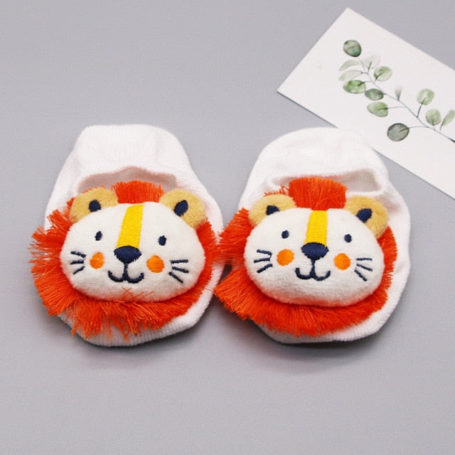 Newborn Baby Socks Cartoon Doll Socks Boys Girls Children&#39;s Boat Socks Baby Non-Slip Socks Infant Toddler Socks Baby Clothing