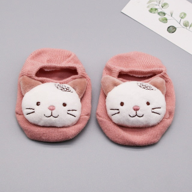 Newborn Baby Socks Cartoon Doll Socks Boys Girls Children&#39;s Boat Socks Baby Non-Slip Socks Infant Toddler Socks Baby Clothing