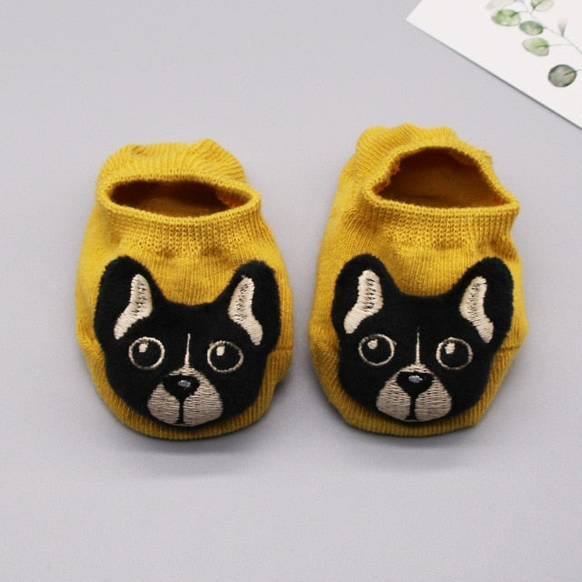 Newborn Baby Socks Cartoon Doll Socks Boys Girls Children&#39;s Boat Socks Baby Non-Slip Socks Infant Toddler Socks Baby Clothing