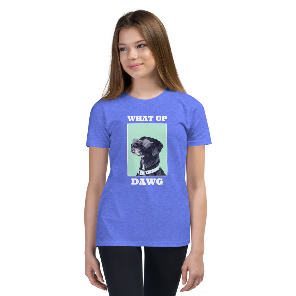 What up dawg - Youth Short Sleeve T-Shirt