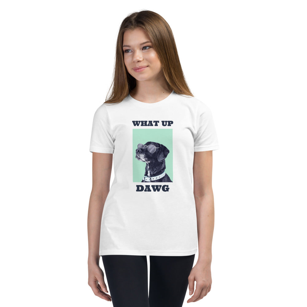 What up dawg - Youth Short Sleeve T-Shirt